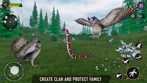 Wild Owl : Bird Simulator Game